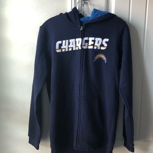 NFL Apparel Full Zip Chargers Hoodie